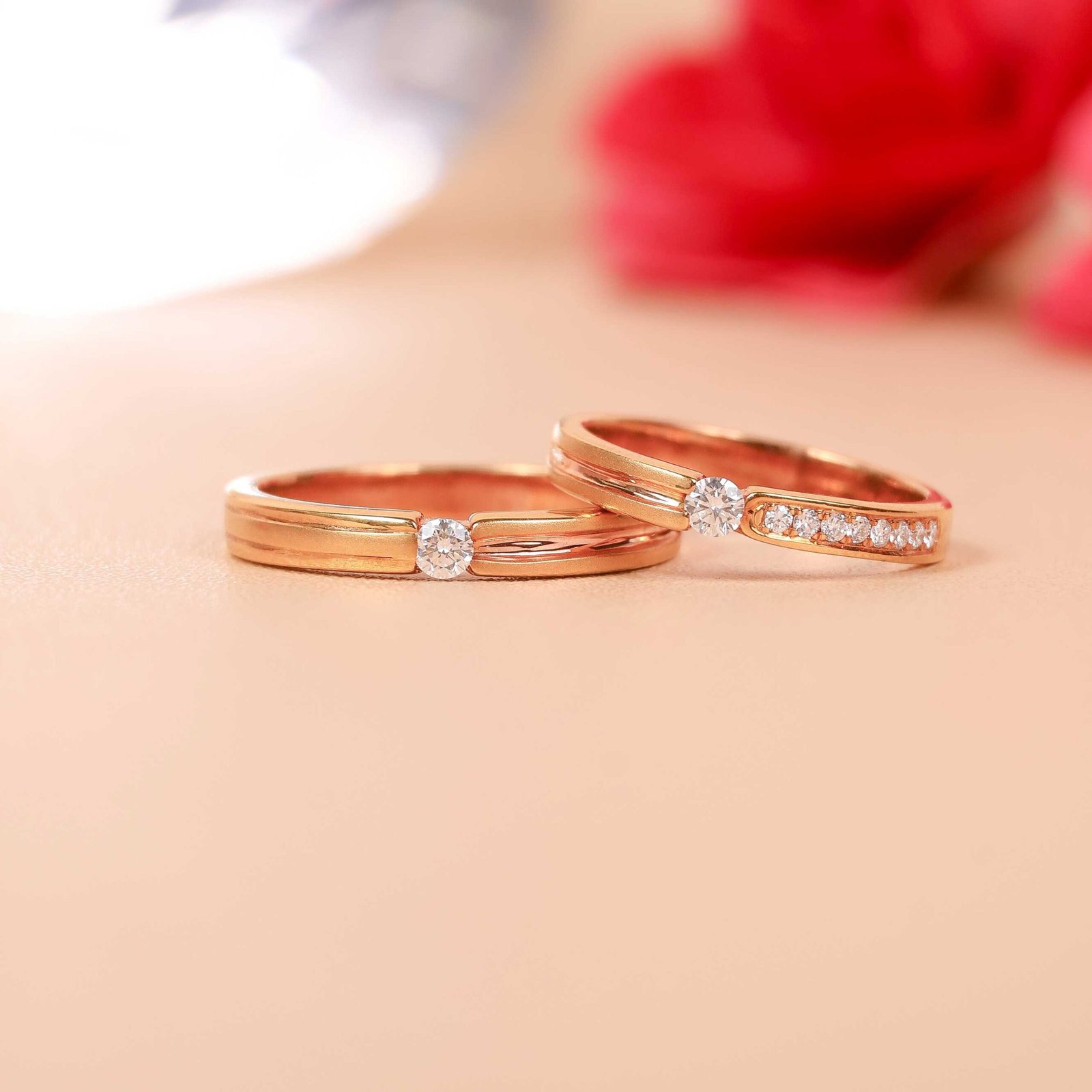 Antares Couple Ring - SS014 Cincin kawin berlian eropa model Antares Couple Ring