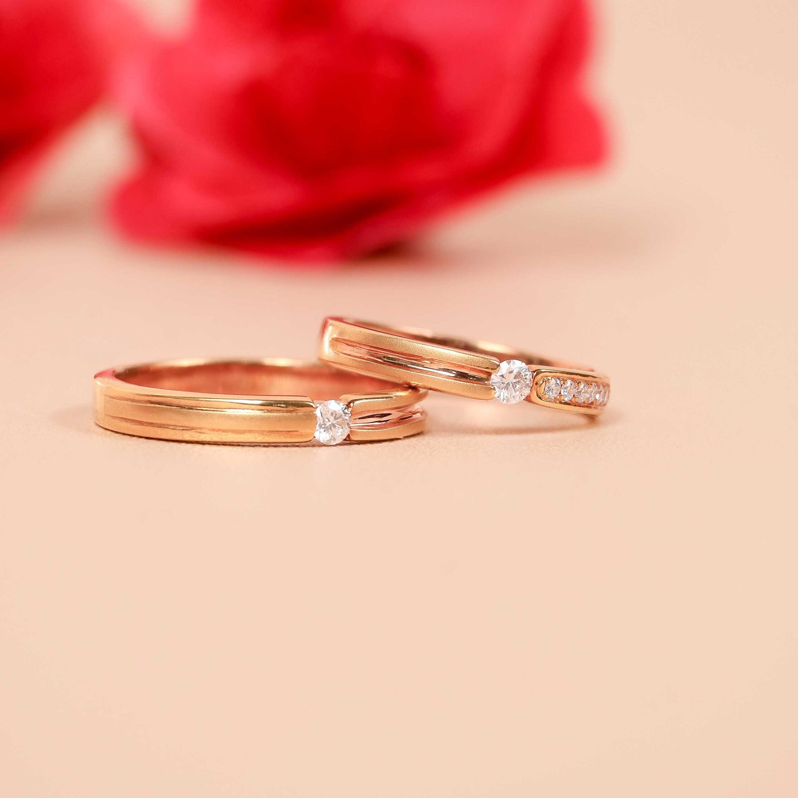 Antares Couple Ring - SS014 Cincin kawin berlian eropa model Antares Couple Ring