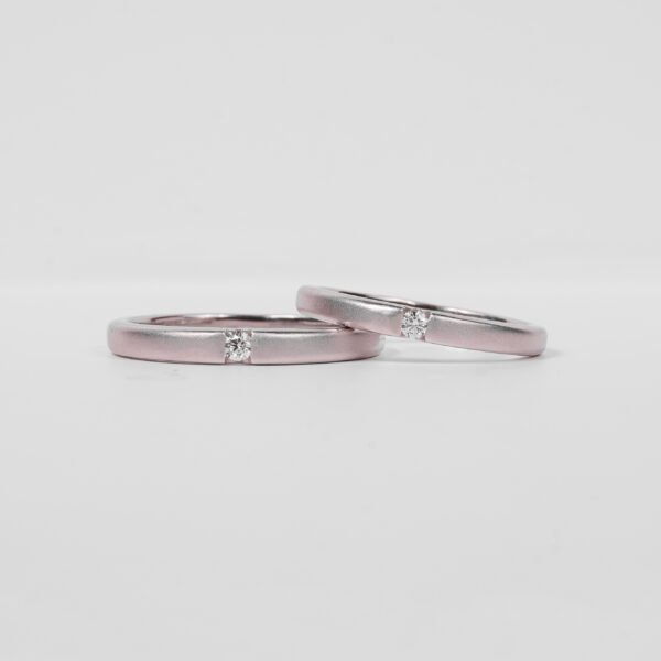 Cincin kawin berlian eropa model Alexa couple ring